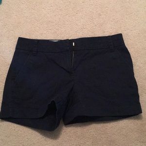 J Crew navy chino shorts size 2